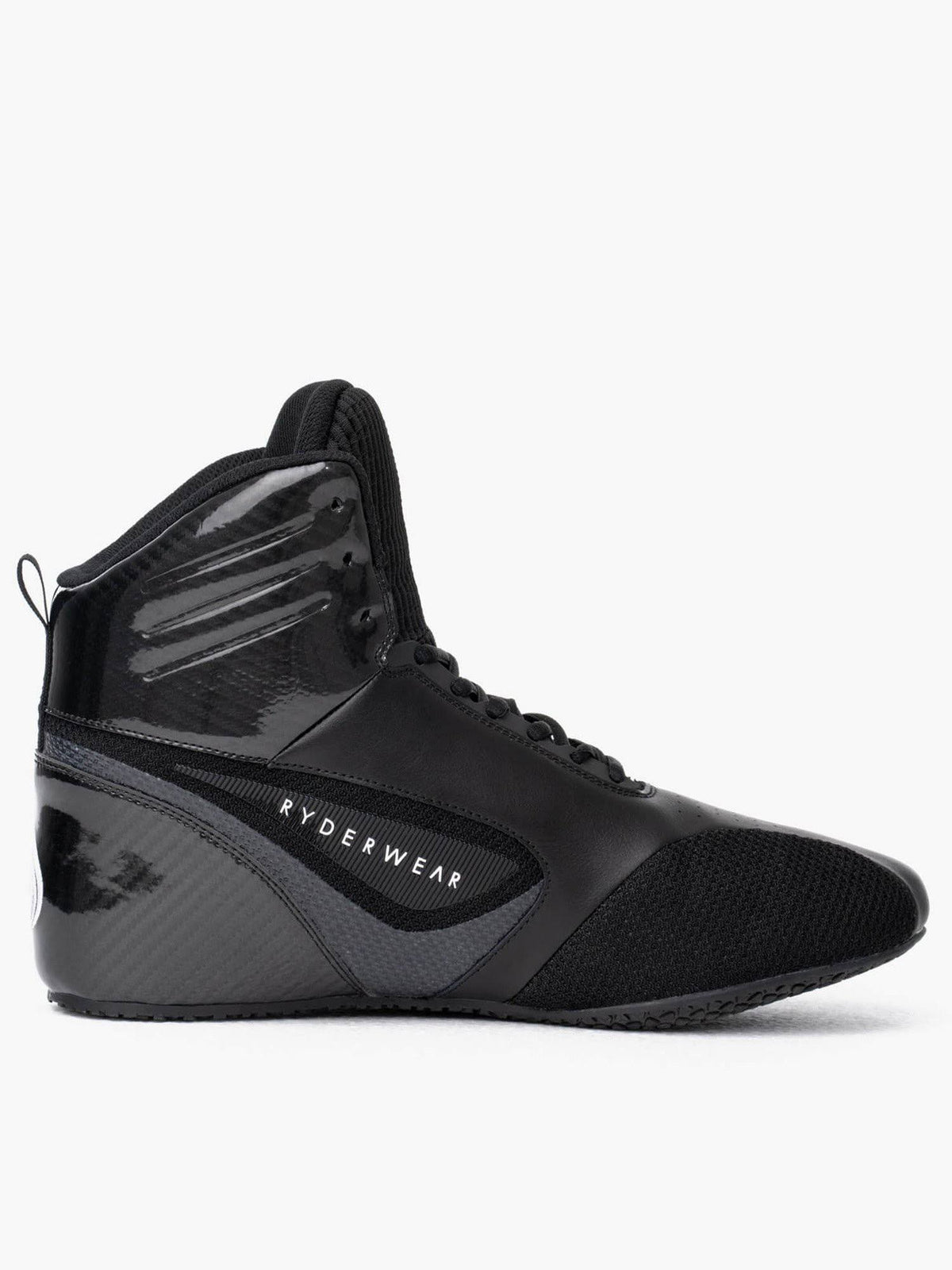 Black Carbon Fibre Shoes M19136