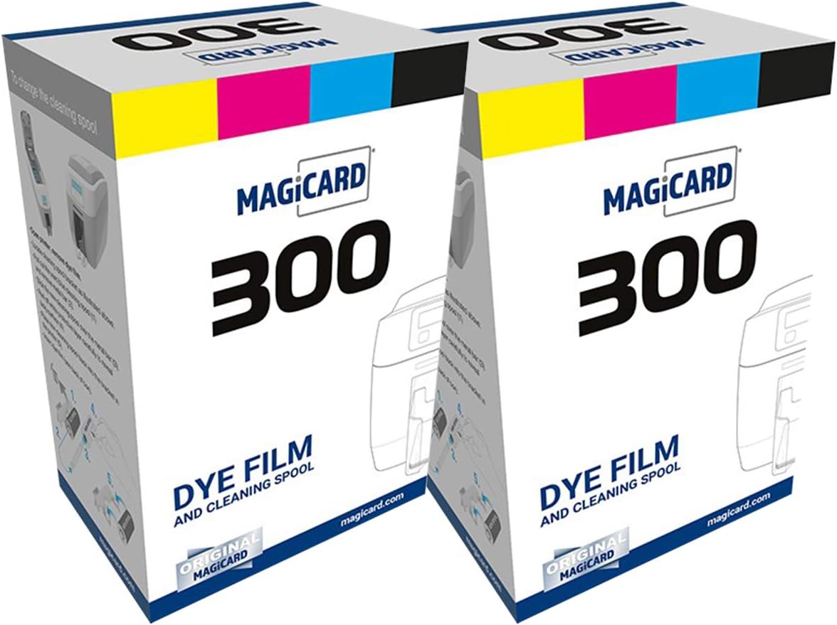 300 Prints YMCKO Color Ribbon B8036