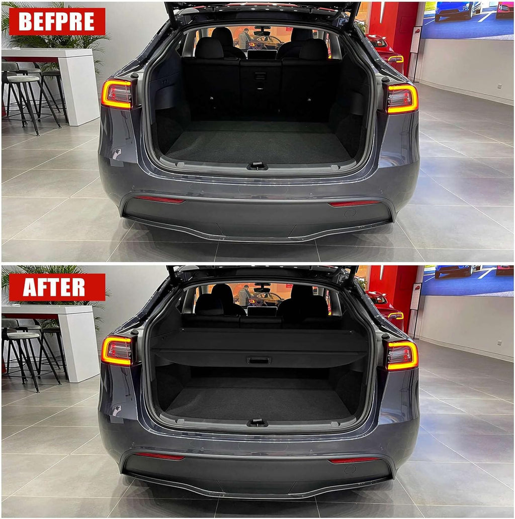 Tesla Model Y Retractable Waterproof Cargo Cover P850