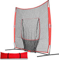 7X7 /8X8 FT Baseball Softball Batting Net with Carry Bag R171644
