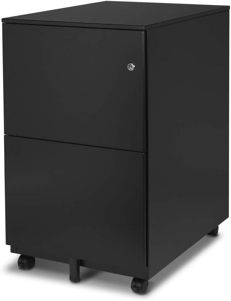 White 3 Drawer Metal File Cabinet with Lock L417