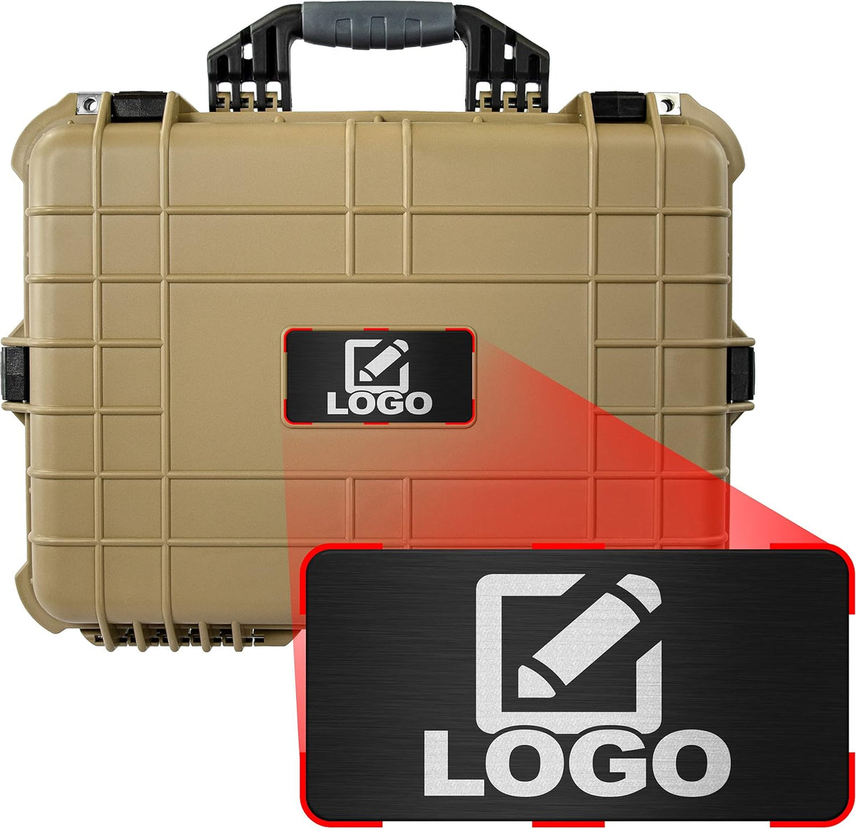 20 Inch Waterproof Shockproof Camera Case with Foam G324