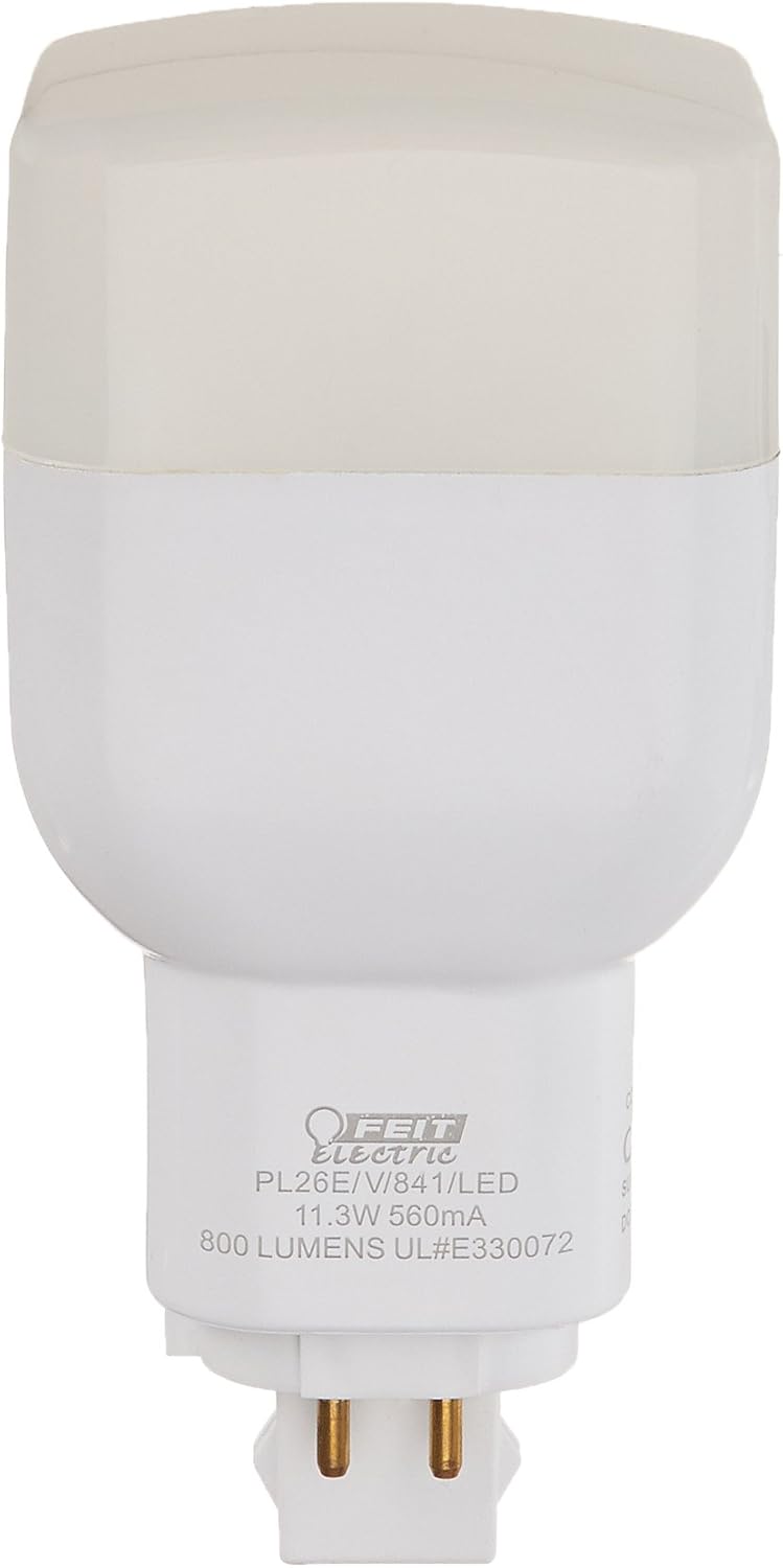 LED PL Vertical Recessed, 800 lm, 26W Equivalent, GX24Q-3 Base, 4100k Y767