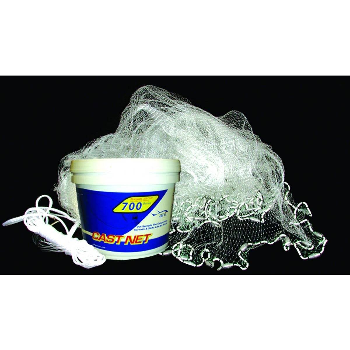 10 ft Clear Mono Cast Net 1/2 in Mesh K599