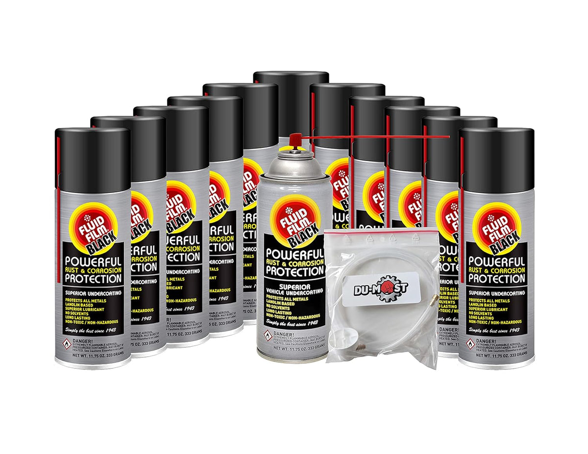 12 Aerosol Cans 11.75 Oz Corrosion Prevention Lubricant Undercoating C887741