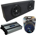 Dual 10 Sub Box Enclosure & Amp N901635