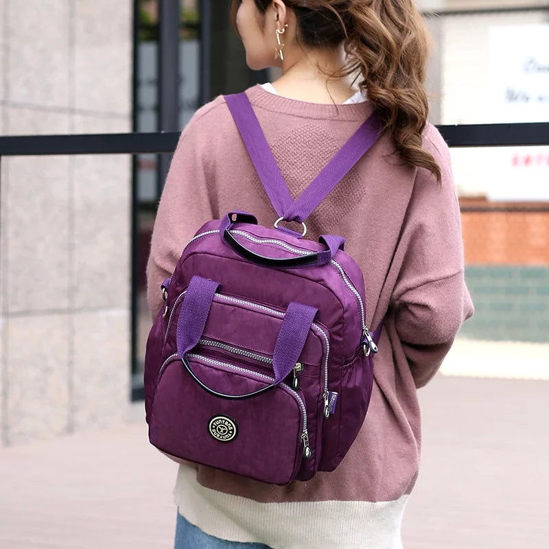 Lightweight Nylon Totes Water Resistant Crossbody Shoulder Bag S11627