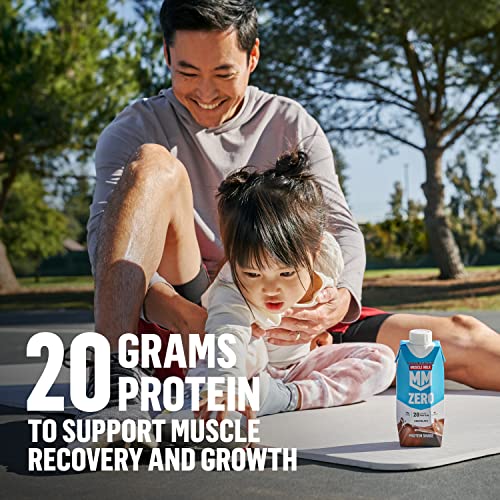 Chocolate Protein Shake, 20g Protein, Zero Sugar, 11.16 Fl Oz (Pack of 12) R811165