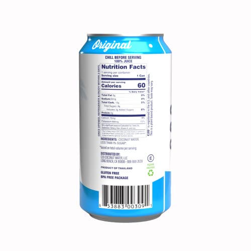 Coconut Water, 10.5 FL OZ (24 Pack) Y857