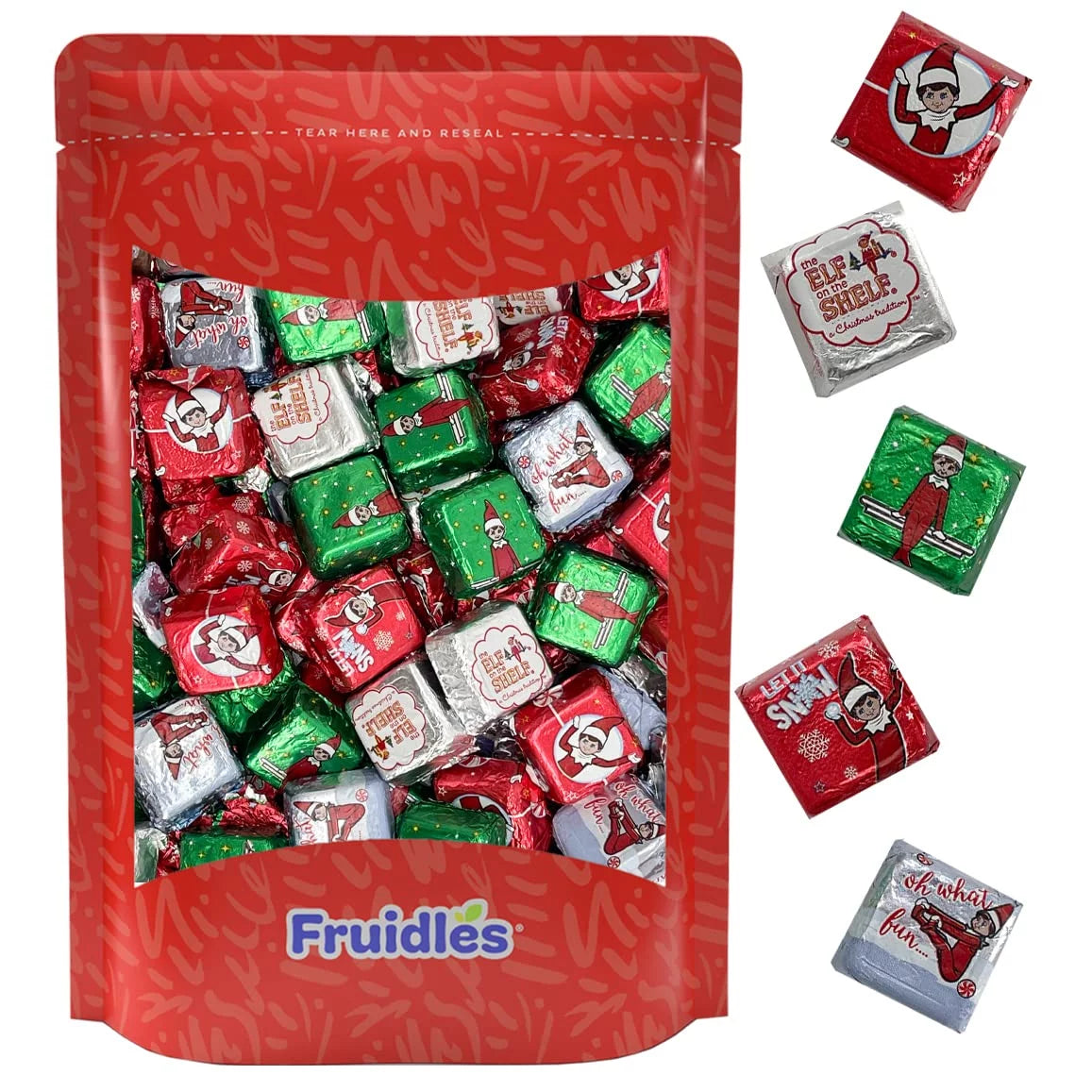 Milk Chocolate Party Bag Fillers, Individually Wrapped Foils, Resealable Bag, Kosher Certified Dairy (5 Pounds) W648394