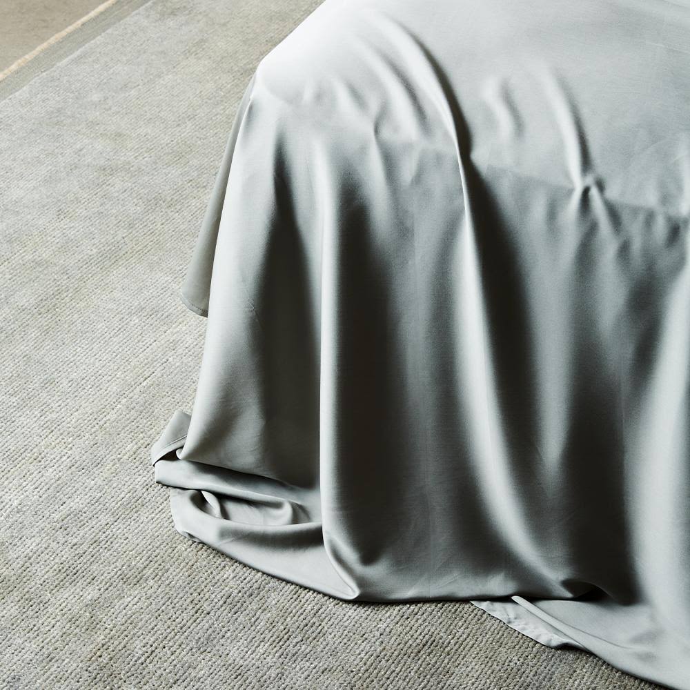 Grey Cal King Sateen Sheet Set L2666