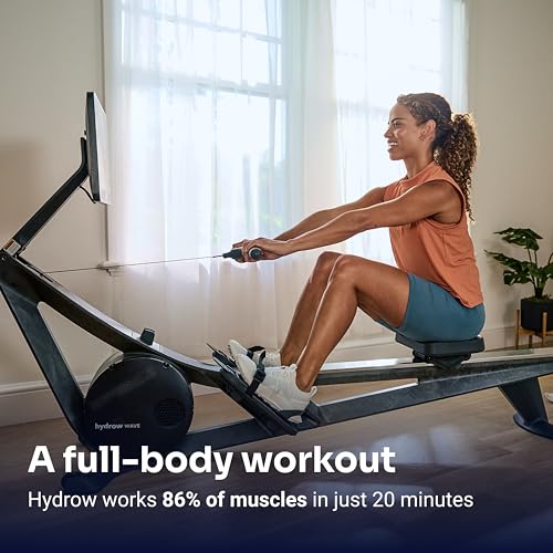 Wave Rowing Machine with 16" HD Touchscreen & Speakers - Foldable X2352