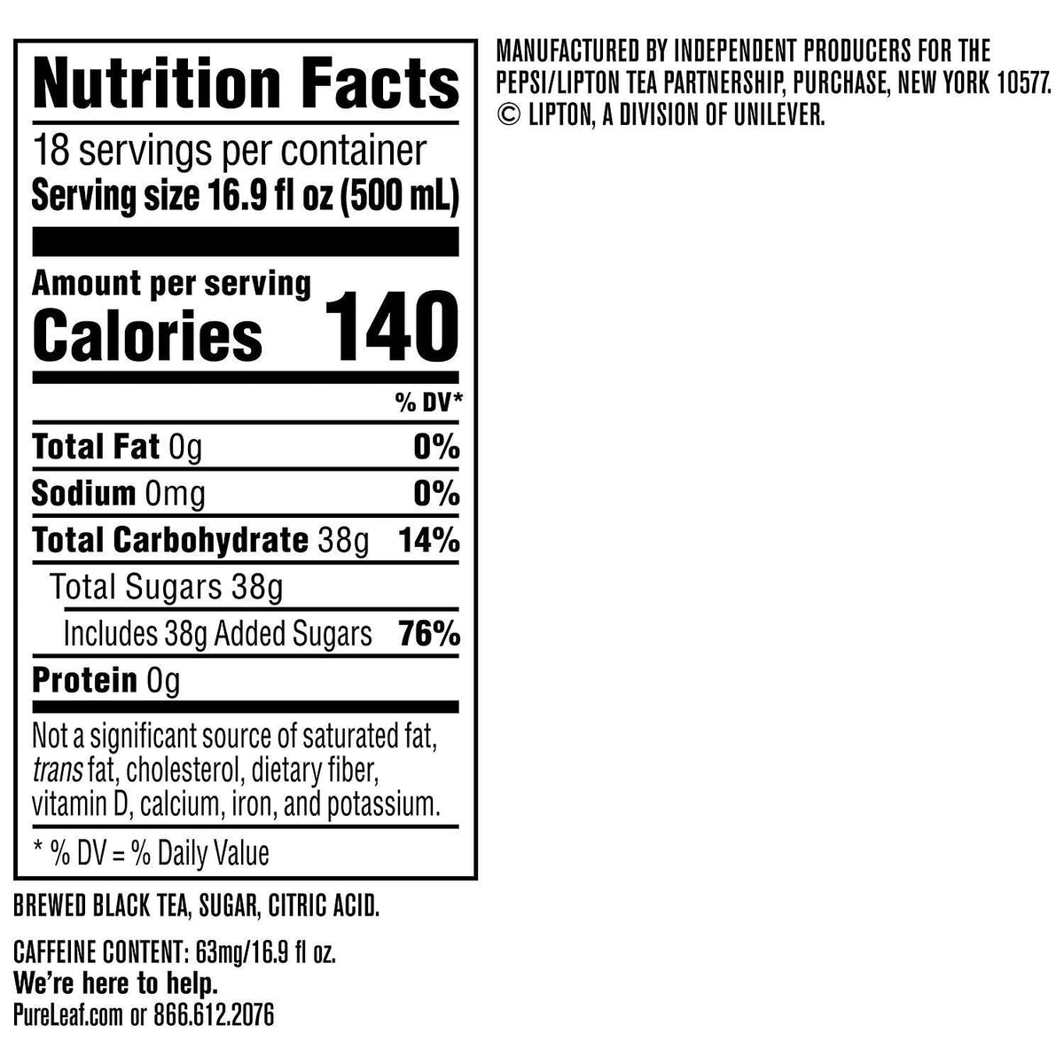 Sweet Iced Tea (16.9oz / 18pk) U793