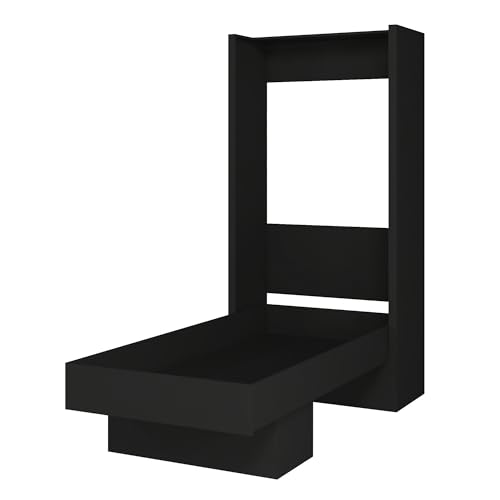White Full Murphy Wall Bed with Shelf N467747