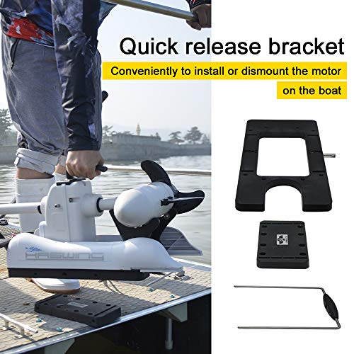 12V 55LBS 48inch Bow Mount Trolling Motor with Remote Control F220