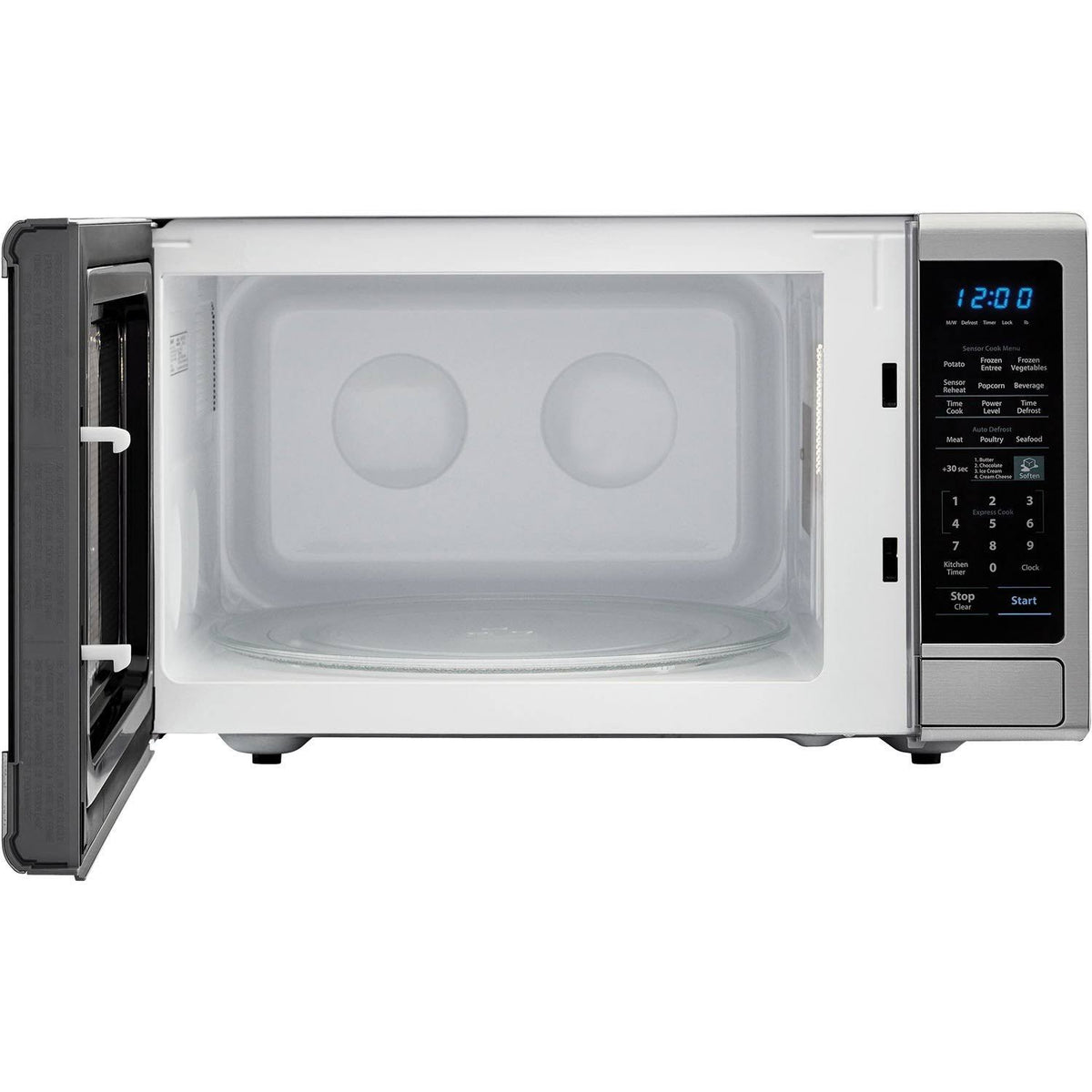 1100W 1.8 cu ft Black Stainless Steel Microwave Y2799