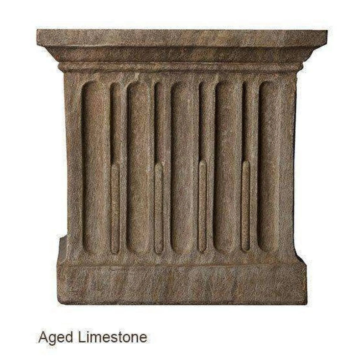 Grey Stone Curved Leaf Bench L171