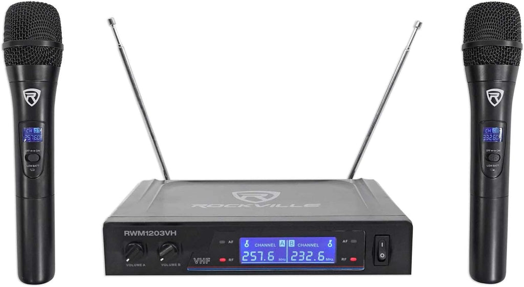 Quad Wireless UHF Handheld/Headset Microphone System 20 Channel Y6722