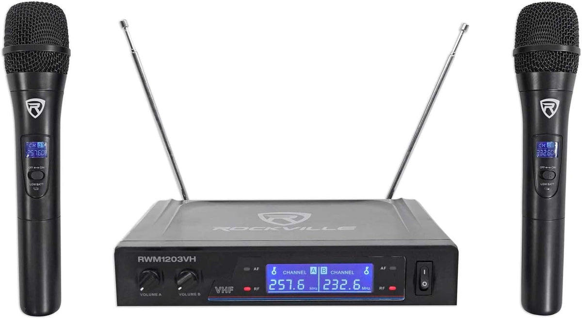 Quad Wireless UHF Handheld/Headset Microphone System 20 Channel Y6722