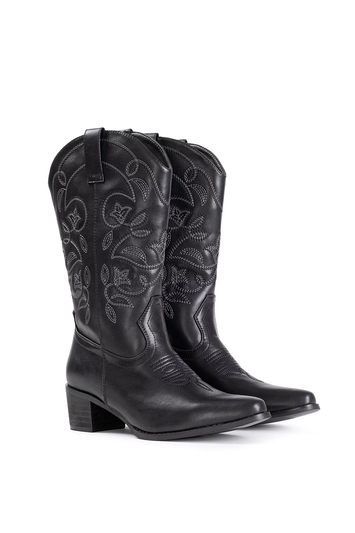 Cowboy Boots Pointy Toe Mid Calf C597455