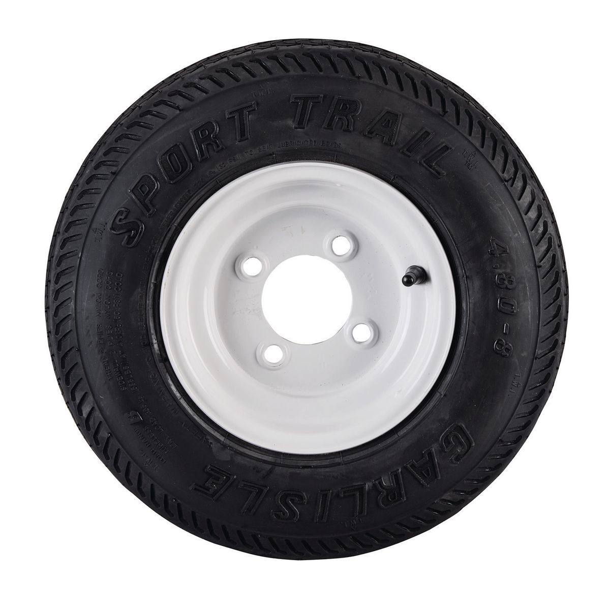8 in. Tire with 4 Lug Rim Z436