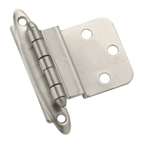 Satin Nickel Face Mount Hinge - 2 Pack J784988