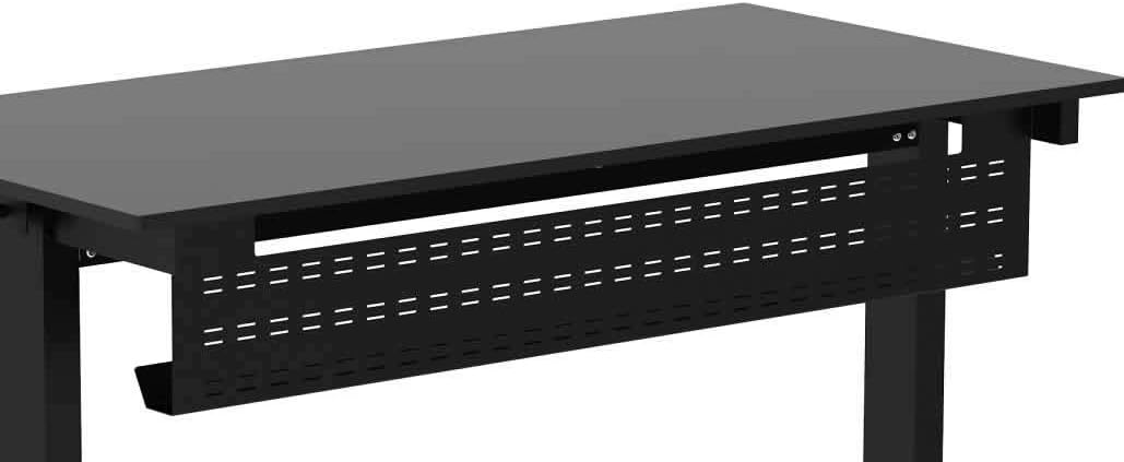 Black Under Desk Cable Management Tray A7714