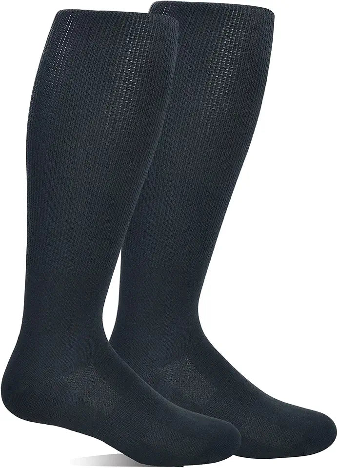 Over the Calf Breathable Mesh Non-binding Top Socks 4 Pairs U9546