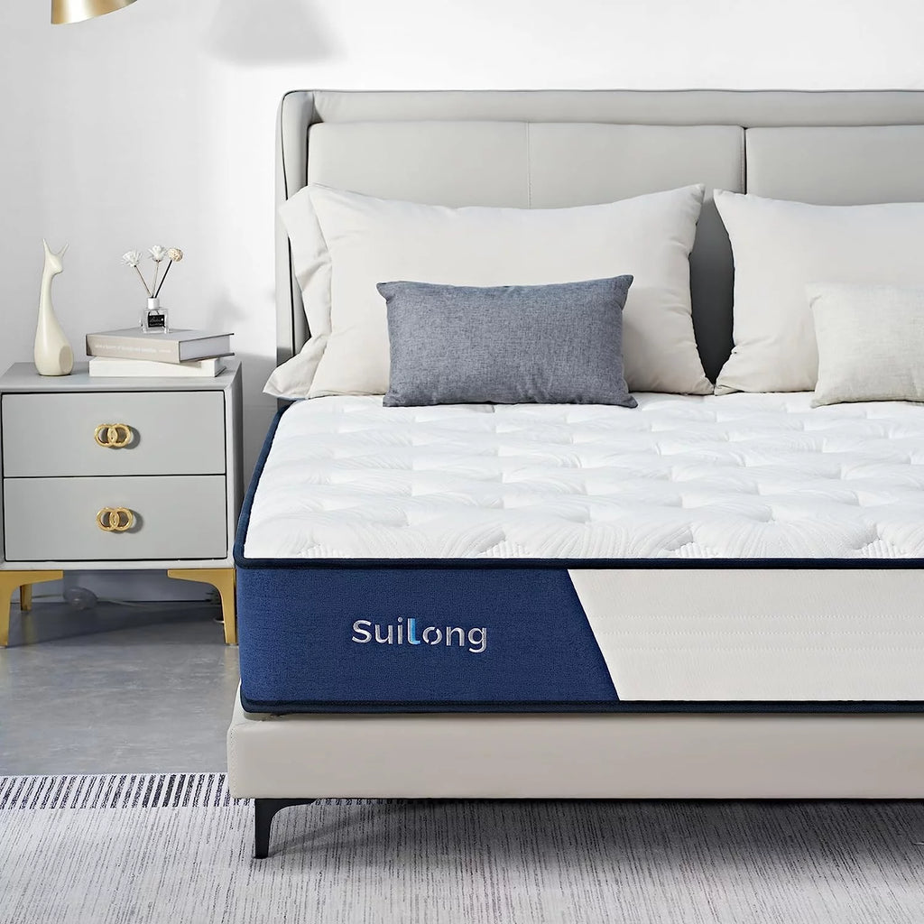 Queen Size 10 Inch Memory Foam Innerspring Mattress K154206