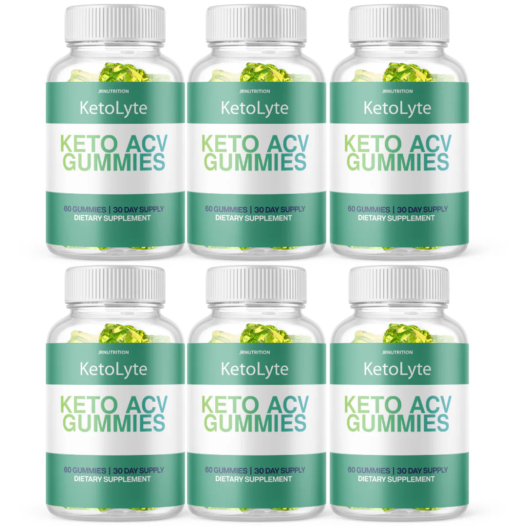 Keto ACV 1000mg Gummies 6 Bottles V138