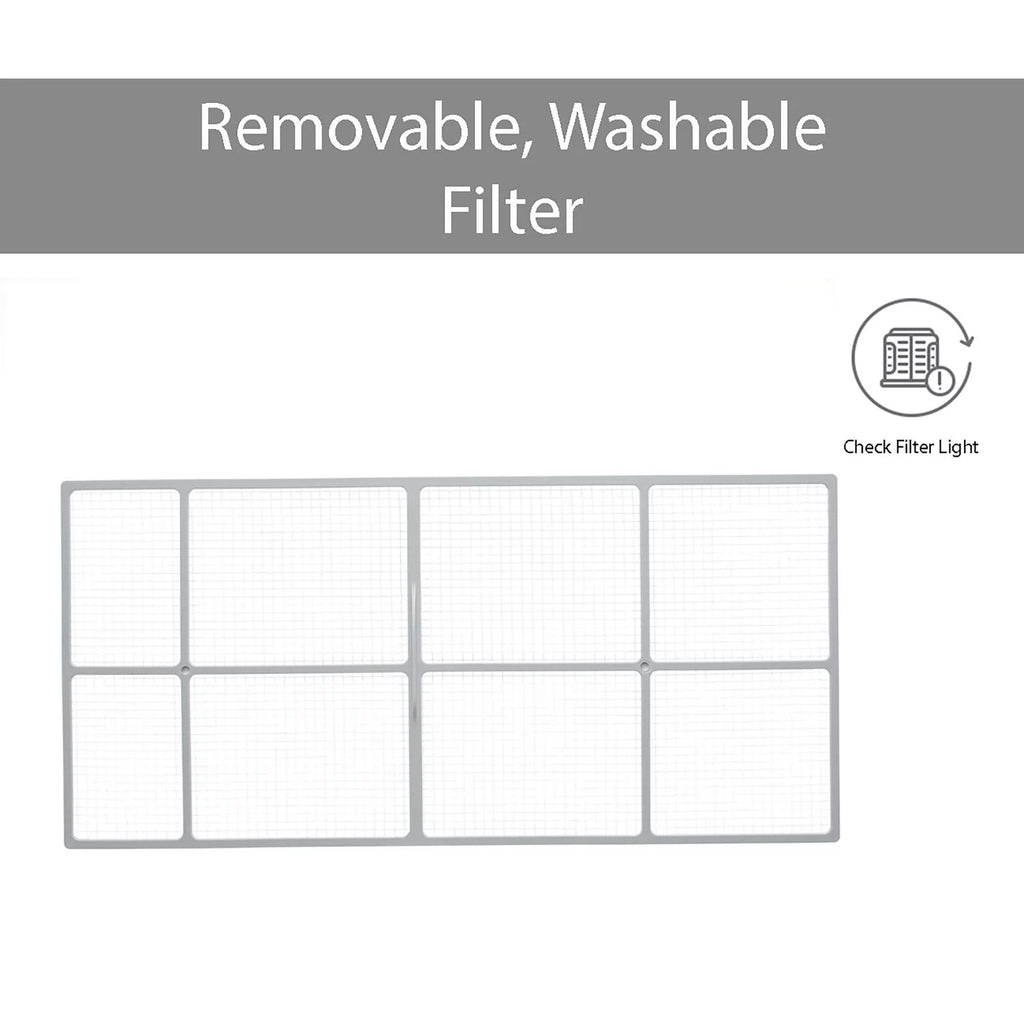 14,000 BTU Window Air Conditioner with Wi-Fi and Remote, White Z966