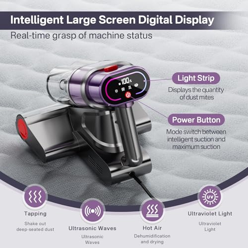 15KPa Handheld Mattress Vacuum Cleaner with UV G681879