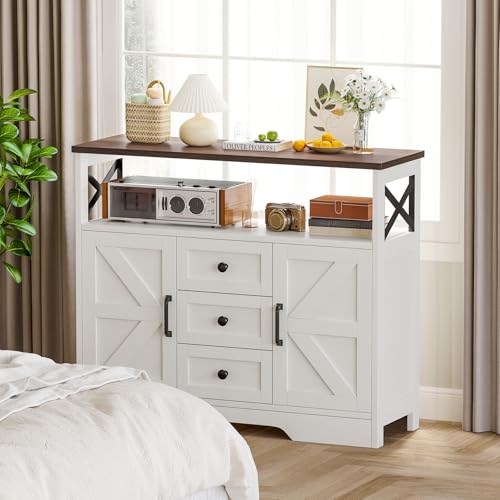 Buffet Cabinet Sideboard with 3 Drawers and 2 Doors J652