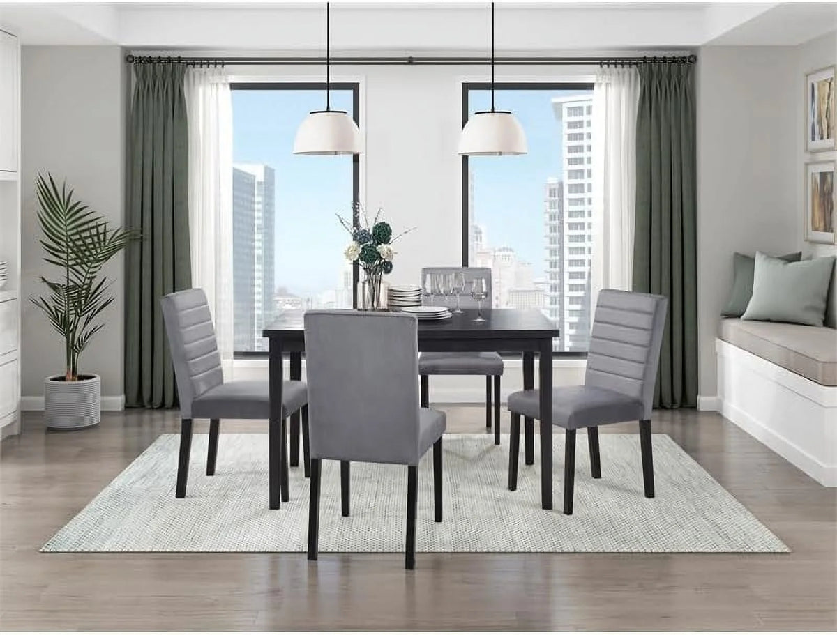 Black Wood Dining Table N514