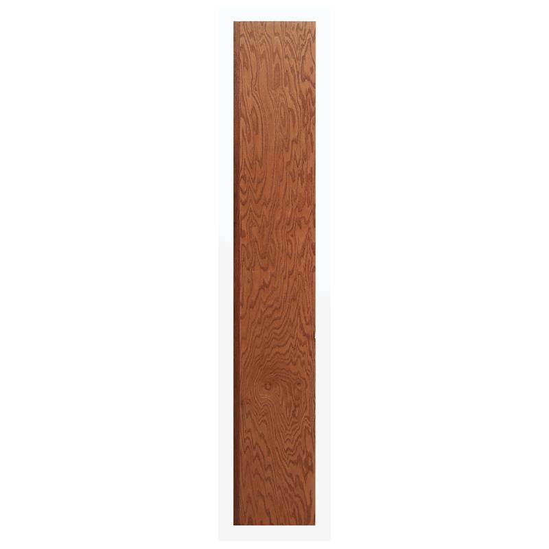 Traditional 5-Shelf Wood Bookcase in Dry Oak C4914