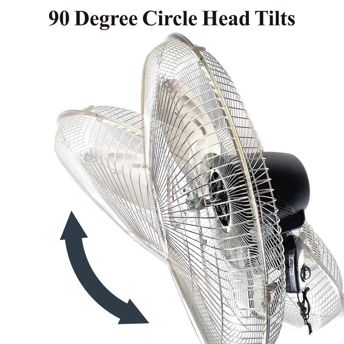 18 Inch 3 Speed Oscillating Wall Mount Fan I10420