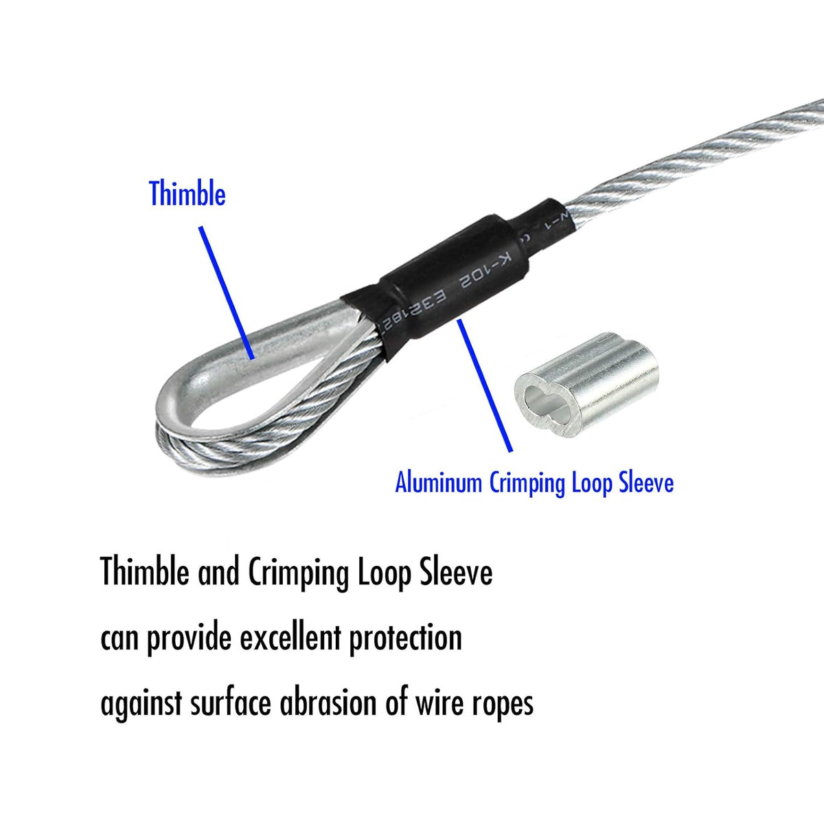 1/4 Inch Galvanized Steel Cable (180 FT) G52967