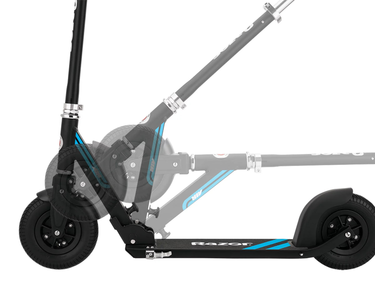 Black Folding Aluminum Kick Scooter Q3834