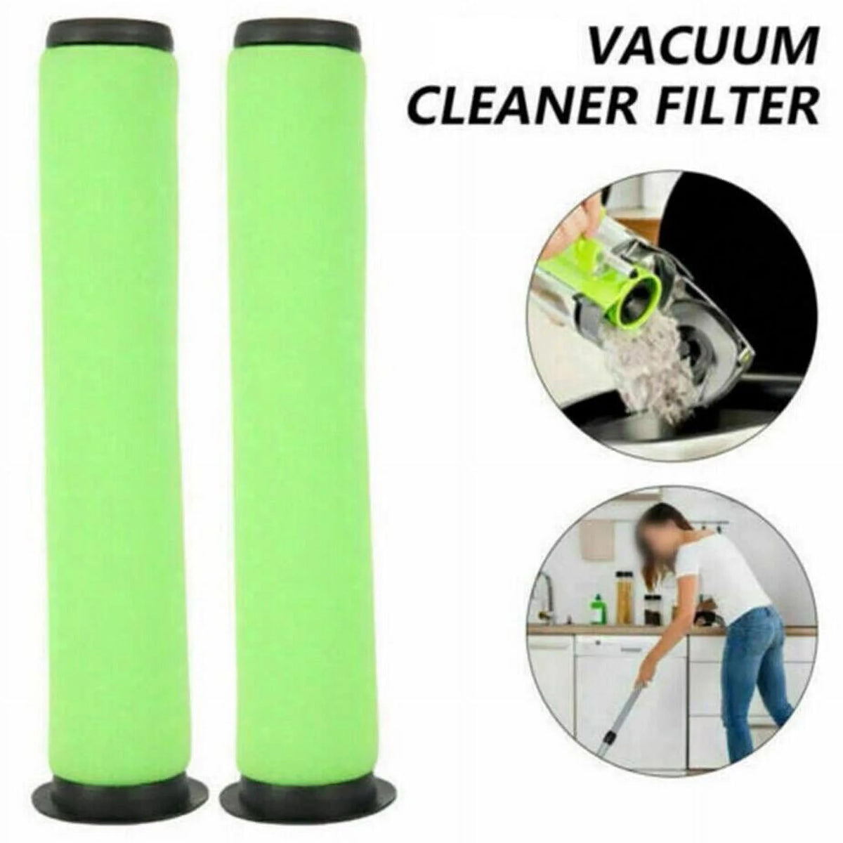 Vacuum Filter Pack of 12 Replacement Upright Vacuum Filters A92743