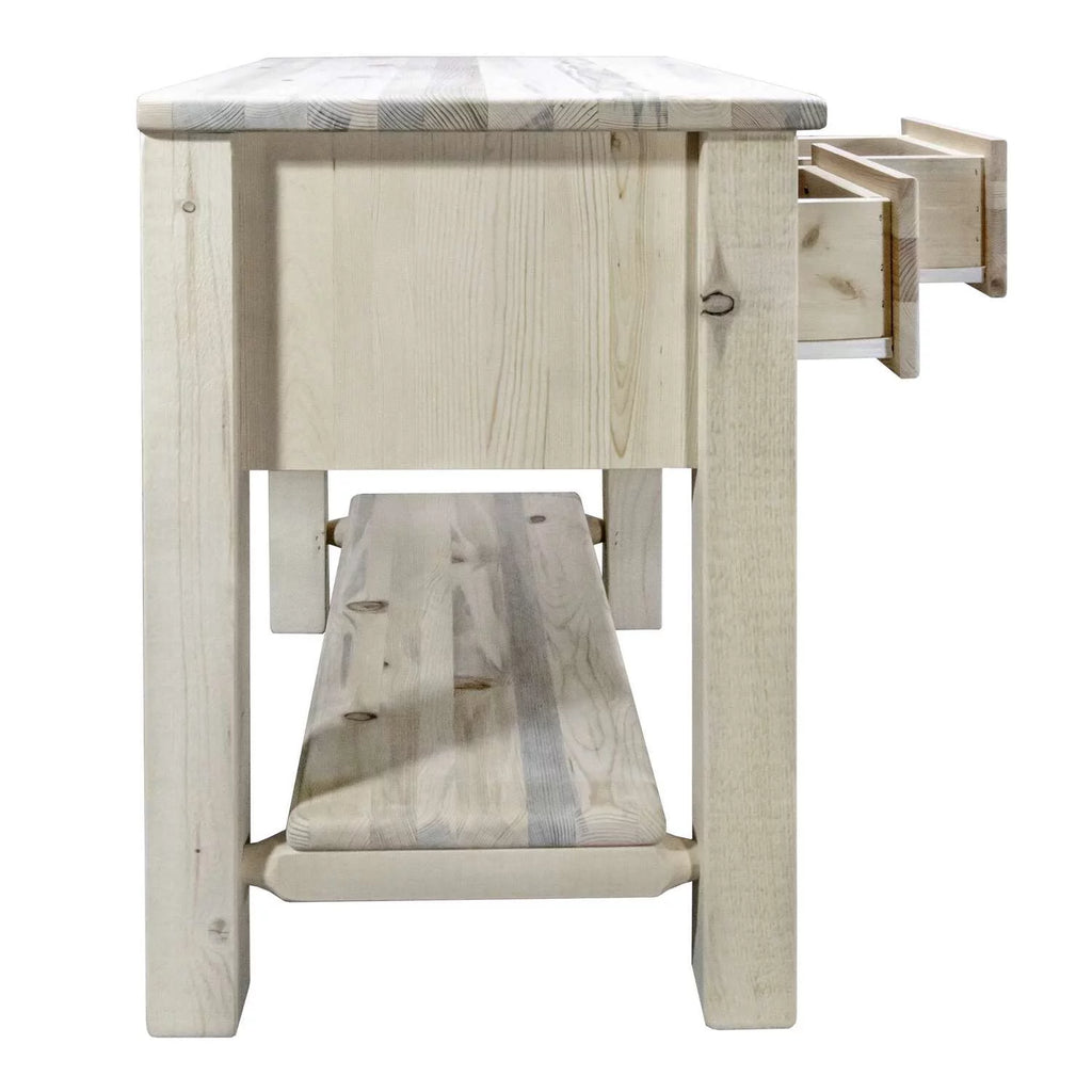 Wood Console Table with 2 Drawers C909