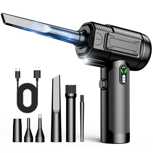 100000RPM Cordless Electric Air Duster with LED Light F27150