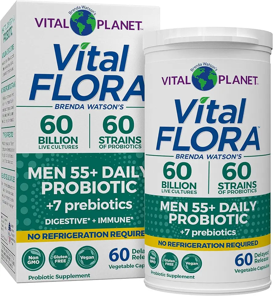 60 Billion CFU Probiotic with Organic Prebiotics, 60 Capsules U317