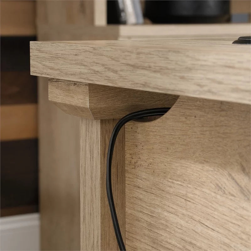 L-Shaped Desk & Large Hutch R350