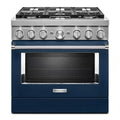 5.1 cu. ft. Dual Fuel 6-Burners Range in Ink Blue F145272