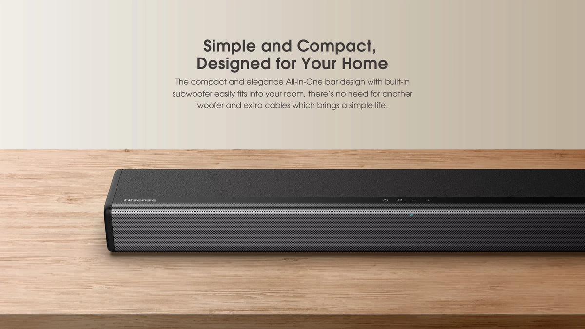 2.1 Channel Sound Bar with Built-in Subwoofer Q974946