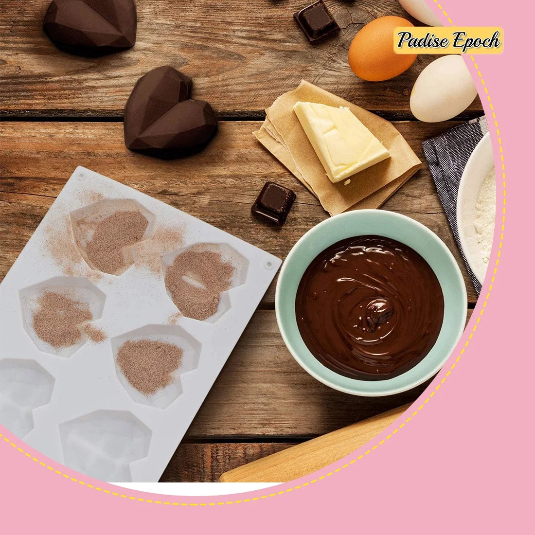2 Pieces Non-stick Silicone Mould P299