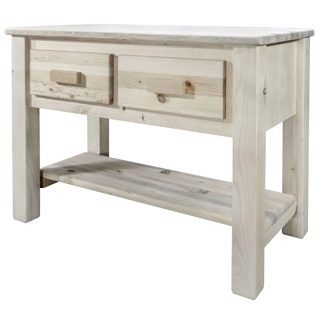 Wood Console Table with 2 Drawers C909
