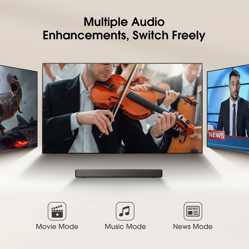 2.1 Channel Sound Bar with Built-in Subwoofer Q974946