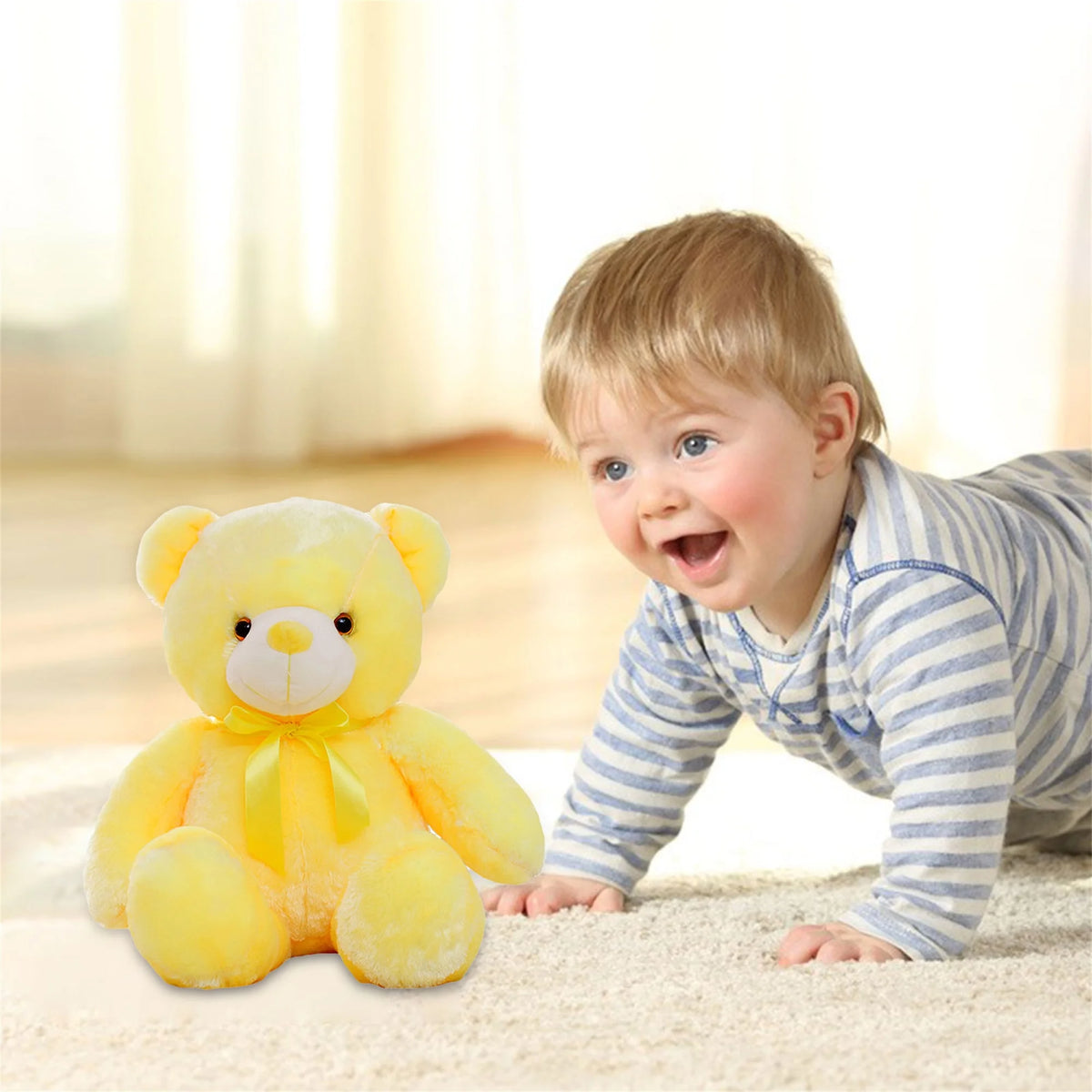 Colorful Glowing LED Teddy Bear Plush Toy F85641