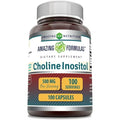 Choline Inositol Supplement 500 mg 100 Capsules F654